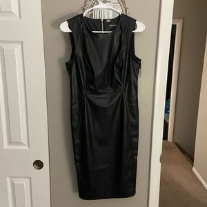 New with tags Calvin Klein leather dress
